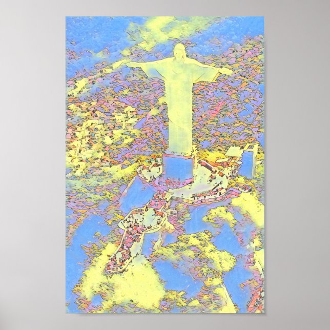 Christ Redeemer Art Poster (Front)