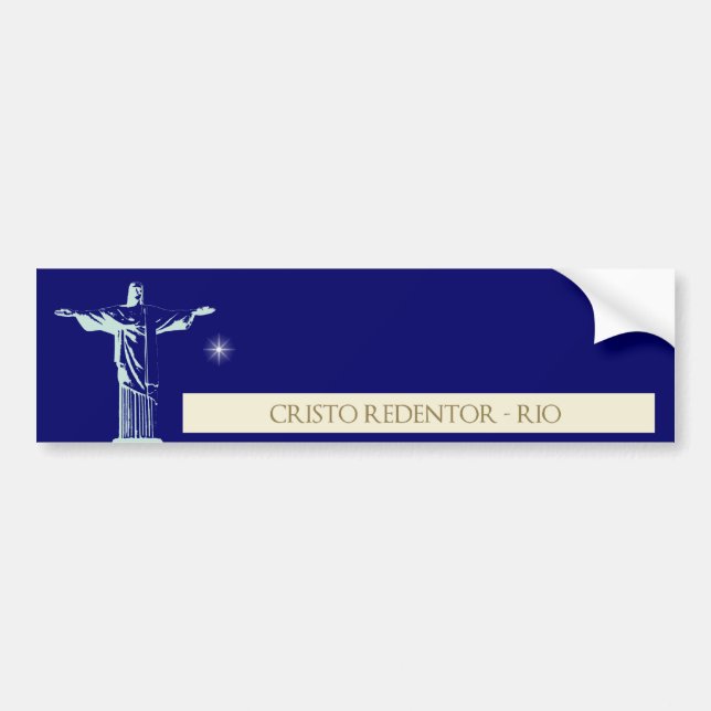 Christ Rio de Janeiro Bumper Sticker (Front)