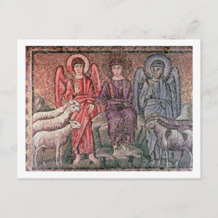 Christ Separates the Sheep from the Goats, 6th cen Postcard