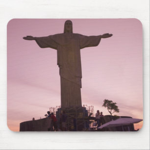 Christ Statue at Corcovado, near outskirts of Mouse Pad