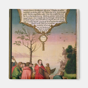 Christ teaching his disciples magnet