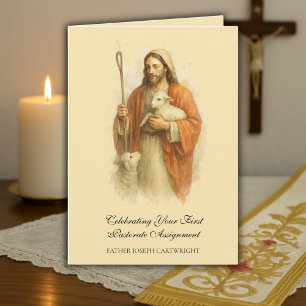 Christ the Good Shepherd First Pastorate Priest Card