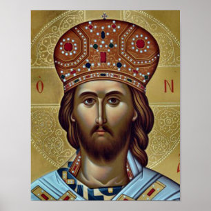 Christ the King Orthodox Christian Icon Print
