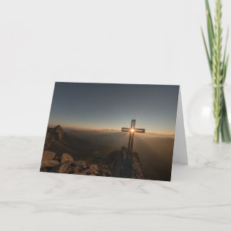 Christ the Lord is risen today Holiday Card