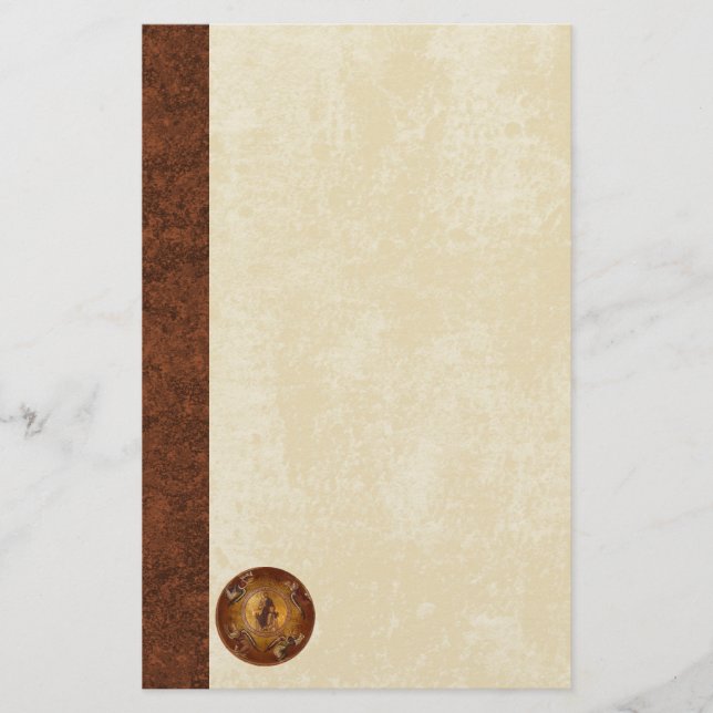 Christ the Pantakrator Christian Icon Stationery (Front)