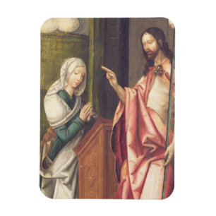 Christ the Redeemer blessing a woman (panel) Magnet
