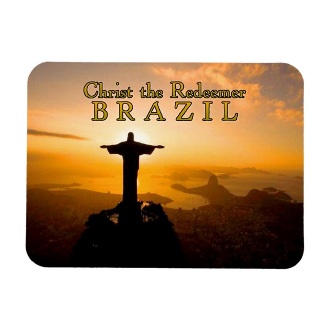Christ the Redeemer Brazil Magnet (Horizontal)