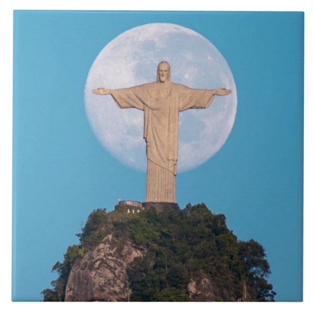 Christ the Redeemer Ceramic Tile (Front)