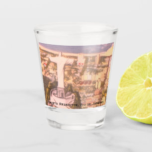 Christ the Redeemer, Corcovado Mountain, Brazil Shot Glass