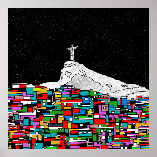 Christ the Redeemer Favela Poster (Front)