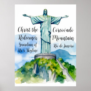Christ the Redeemer: Guardian of Rio’s Skyline Poster