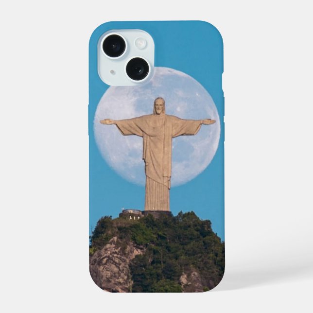 Christ the Redeemer iPhone 15 Case (Back)