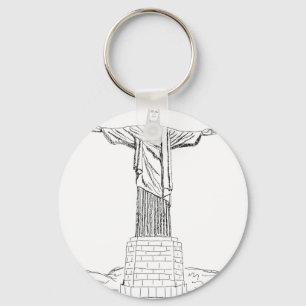 christ the redeemer key ring