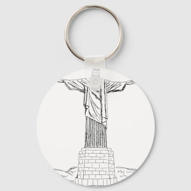 christ the redeemer key ring (Front)