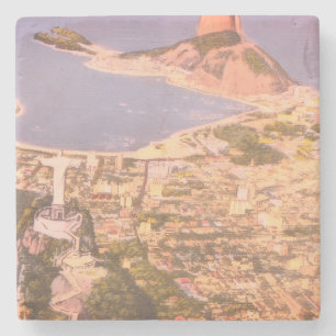 Christ the Redeemer, Rio de Janeiro, Brazil Stone Coaster