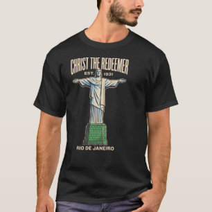 Christ the Redeemer Rio de Janeiro Brazil Vintage T-Shirt