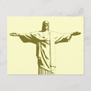 Christ the Redeemer . Rio de Janeiro Postcard