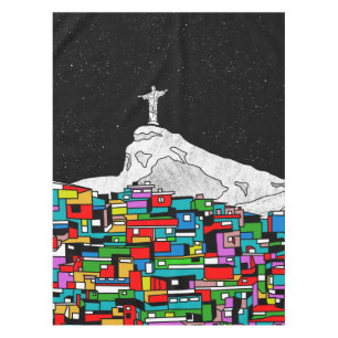 Christ the Redeemer Rio de Janeiro Tablecloth