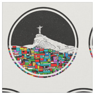 Christ the Redeemer Rio statue Fabric