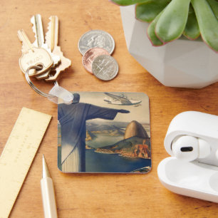 Christ the Redeemer Statue, Rio De Janeiro, Brazil Key Ring