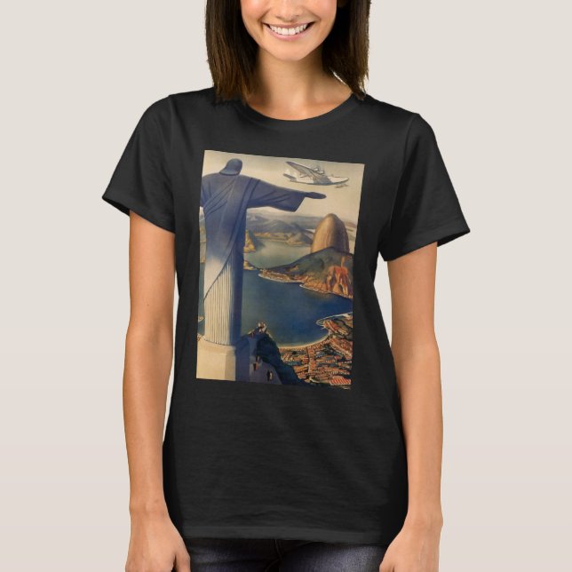 Christ the Redeemer Statue, Rio De Janeiro, Brazil T-Shirt (Front)
