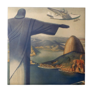 Christ the Redeemer Statue, Rio De Janeiro, Brazil Tile
