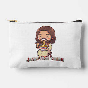 Christ tried eating ramen -Jesus Tyied- Accessory Pouch