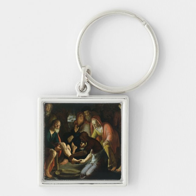 Christ Washing the Disciples' Feet, 1623 Key Ring (Front)