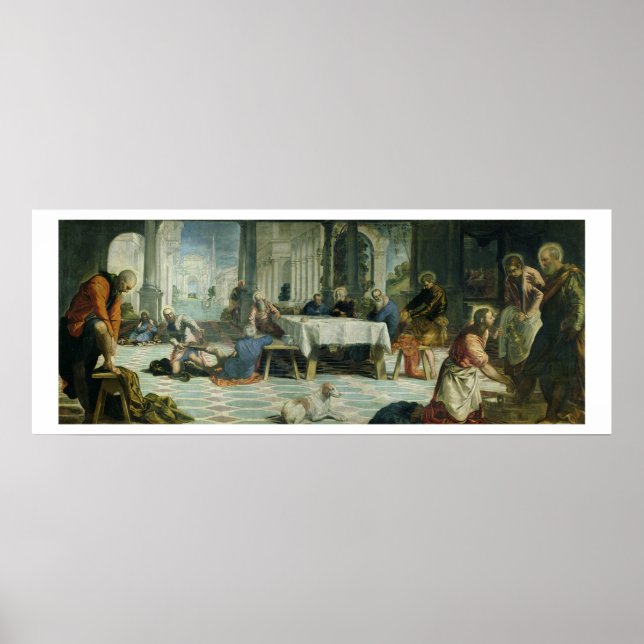 Christ Washing the Disciples' Feet, c.1547 Poster (Front)