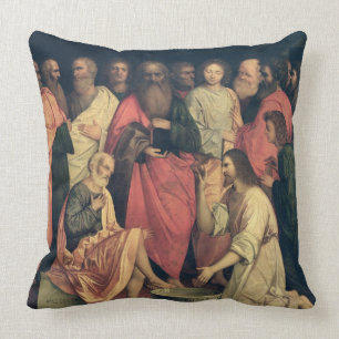 Christ Washing the Disciples' Feet Cushion