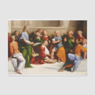 Christ Washing the Disciples' Feet, Garofalo Tissue Paper
