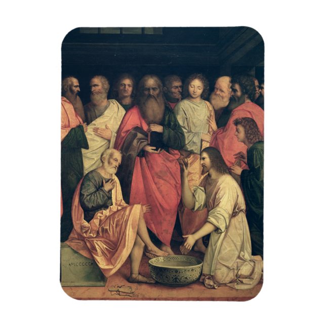 Christ Washing the Disciples' Feet Magnet (Vertical)