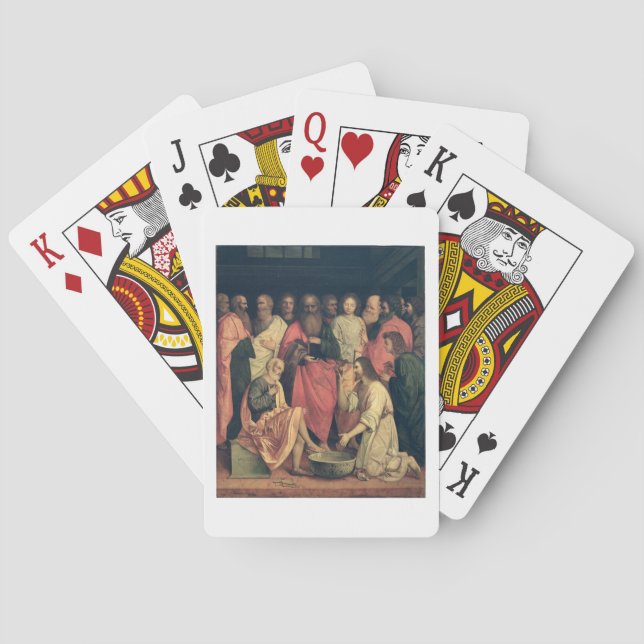 Christ Washing the Disciples' Feet Playing Cards (Back)