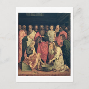 Christ Washing the Disciples' Feet Postcard