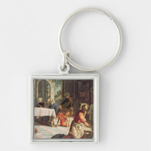 Christ Washing the Feet of the Disciples 2 Key Ring