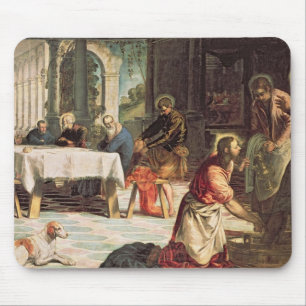 Christ Washing the Feet of the Disciples 2 Mouse Pad