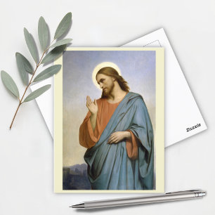 Christ Weeping Over Jerusalem by Ary Scheffer Postcard