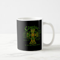 Christ With Me Celtic Cross St. Patrick Breastplat