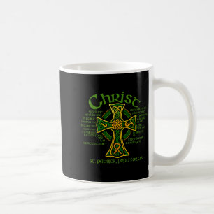 Christ With Me Celtic Cross St. Patrick Breastplat Coffee Mug