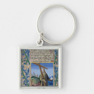 Christ with the Cross and the orb Key Ring