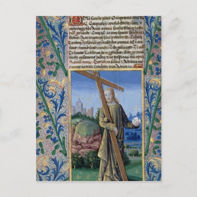 Christ with the Cross and the orb Postcard (Front)
