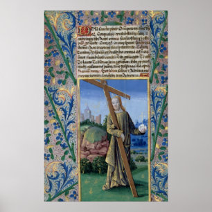 Christ with the Cross and the orb Poster