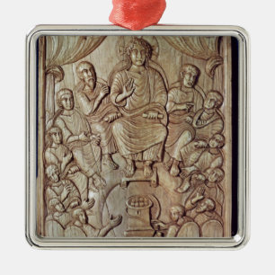 Christ with the Twelve Apostles Metal Tree Decoration