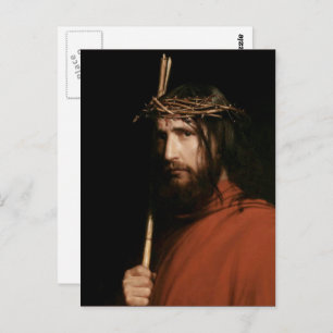 Christ with Thorns. Fine Art Easter Postcard