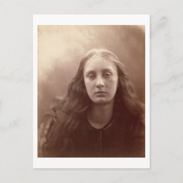 Christabel, portrait of May Prinsep, c.1867 (sepia Postcard (Front)