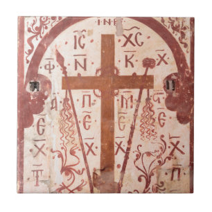 Christain Cross Artwork Ceramic Tile