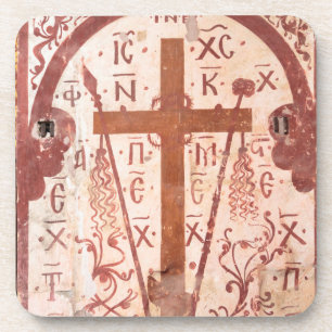 Christain Cross Artwork Coaster