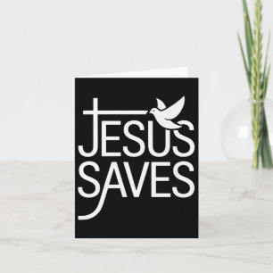Christan Jesus Saves Premium Card