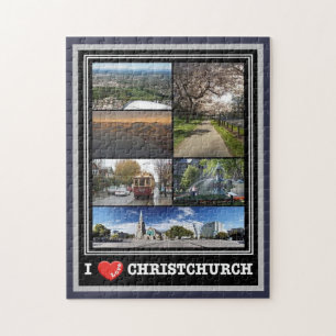 Christchurch - I Love - New Zealand - Jigsaw Puzzle