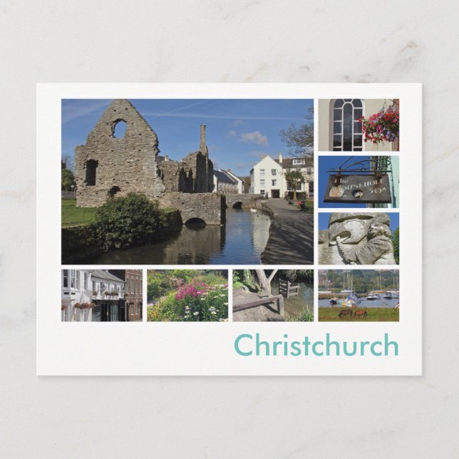 Christchurch multi-image postcard (Front)